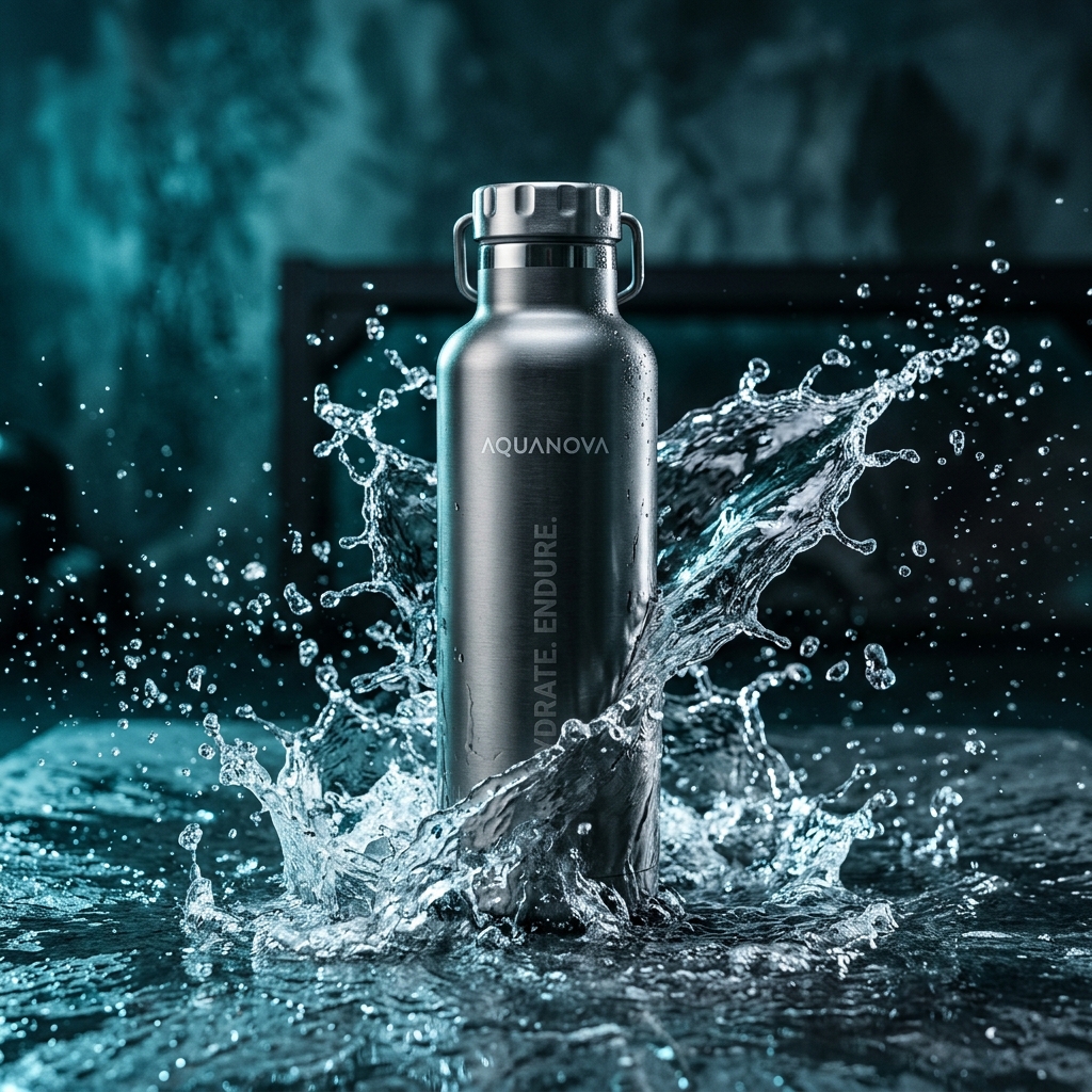 Premium Metallic Water Bottle